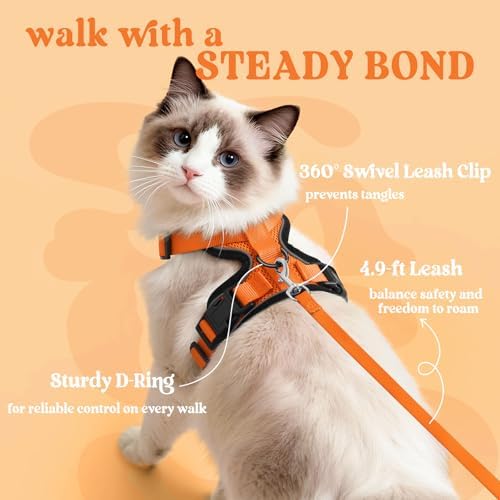 rabbitgoo Cat Harness and Leash Set, Escape Proof Vest - Image 5