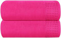 GLAMBURG 100% Cotton Oversized 2 Pack Bath Sheets 35x70, Ultra Soft Highly by GLAMBURG