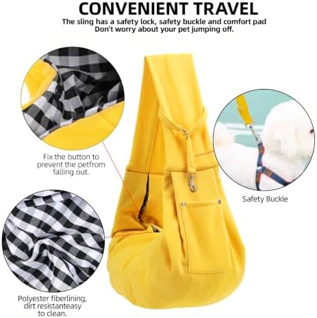ARZQUT Dog and Cats Carrier Sling, Small Pet Carrier - Image 4