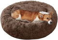 JOLLYVOGUE Dog Bed, Calming Anti-Anxiety Large Dog Bed, Fluffy Donut Cushion by JOLLYVOGUE