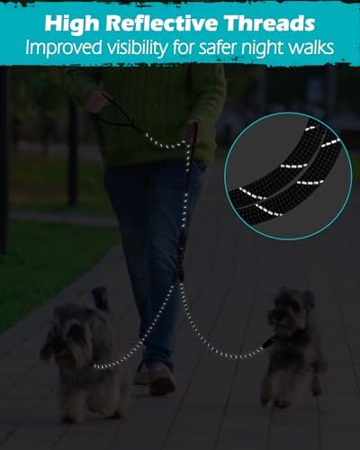 PetBonus Rope Double Dog Leash, No Tangle Dual Leash - Image 6