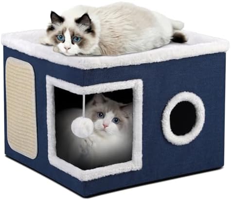 Shikha Cat House Bed for Indoor Cats by Shikha