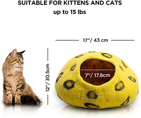 Luxurious Merino Wool Cat Cave - Image 3
