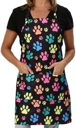 Plum Hill Waterproof Dog Grooming Apron, Groomer Apparel, Pet Washing Smocks by PlumHill