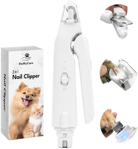 2-in-1 Dog & Cat Nail Clipper and Grinder by FluffyCare