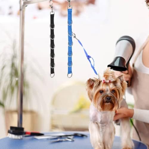 Dog Grooming Loops Pet Groom Extension Strap 2 PCS 6 D-Ring Dogs Grooming Table - Image 4