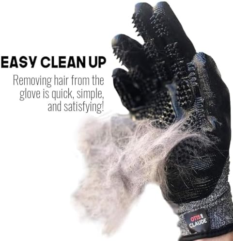 Pet Grooming Gloves for Dogs and Cats Deshedding Brush and Bathing Mitt - Image 3