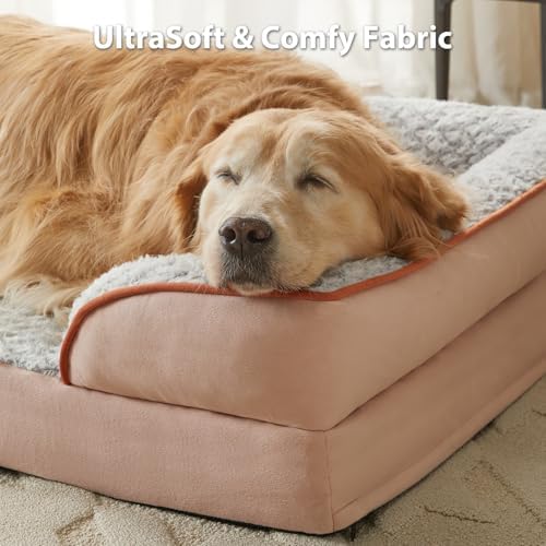 LEXTRO Washable Orthopedic Dog Bed, Waterproof Couch - Image 3