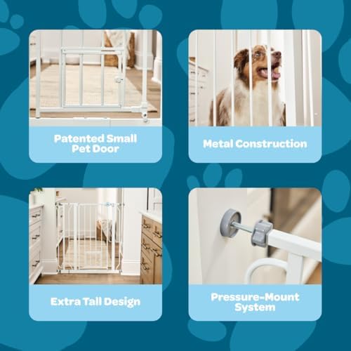 Carlson 36" Extra Tall Walk Through Dog Gate - Image 3