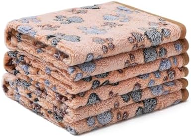 1 Pack 3 Blankets Super Soft Fluffy Premium Fleece Pet Blanket Flannel Throw by luciphia