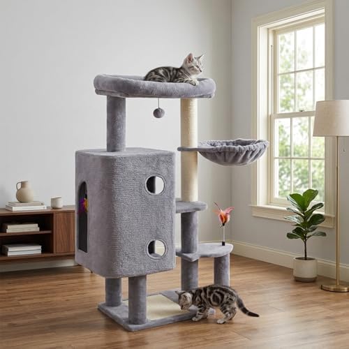 HUITREE 45in Cat Tree Tower - Image 7