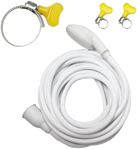 5m/16.4ft Portable Sink Spray Rubber Hose Shampoo Sprayer Handheld Faucet Shower by Dogxiong