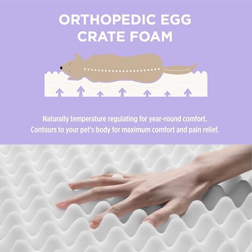 LE SURE Outdoor Waterproof Dog Beds Large Sized, Orthopedic Pet Mat - Image 3