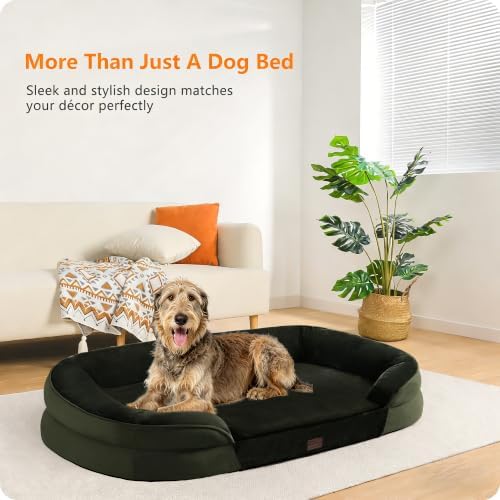 Orthopedic Waterproof XXX-Large Dog Bed Sofa, Gel Memory Foam - Image 2