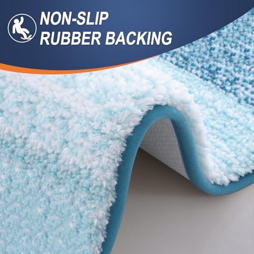 OLANLY Bathroom Runner Rug 59x20, Extra Soft Absorbent Microfiber Bath Rugs - Image 4
