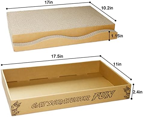 Cat Scratcher Pad Cardboard Scratch Box - Image 3