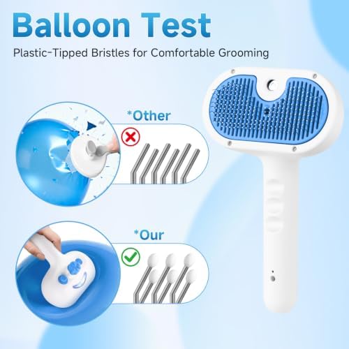 Pet Steam Brush for Dog, cat brushes for indoor cats - Image 2