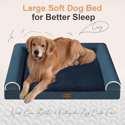 NANUYA Orthopedic Dog Bed for Large Dogs, 38 x 25 Inch - Image 2