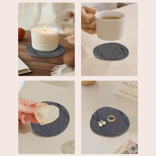 Diatomaceous Earth Coasters Set of 4，Super Absorbent Quick-Dry Heat-Resistant - Image 7
