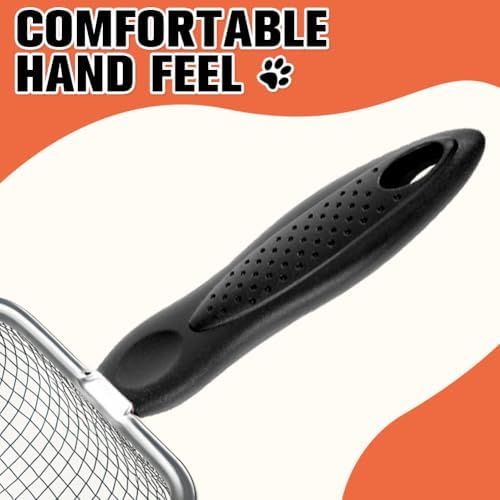 Cat Litter Scoop, Sturdy Litter Cleaner Corner Shovel, Stainless Steel Mesh - Image 4