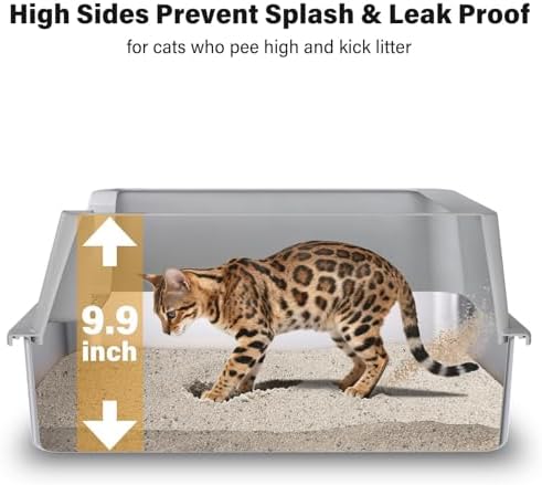 2PACK XL Stainless Steel Litter Box - Image 6