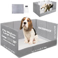 HQ4US 4LEGS Dog Litter Box Indoor High Walls, Puppy Pee Pad Holder Foldable by HQ4US4LEGS