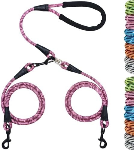 WYuZe 5 FT Double Dog Leash Detachable Rope Dual Leash by WYuZe