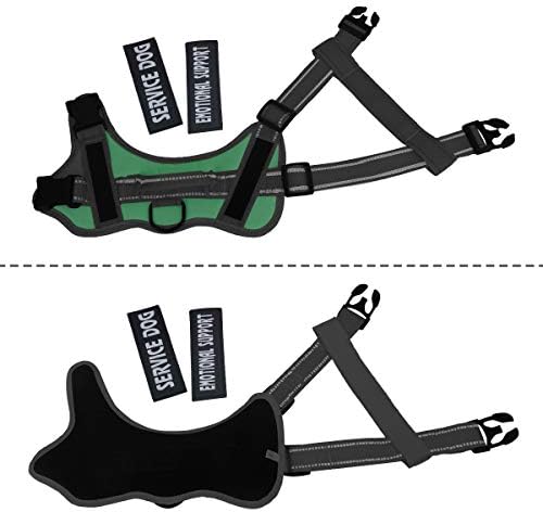 voopet Service Dog Harness, Emotional Support Pet Vest Harness, Reflective - Image 3