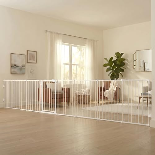 Regalo Safety 24"-192" Metal 2-in-1 Super Wide Baby Gate & Play Yard by Regalo