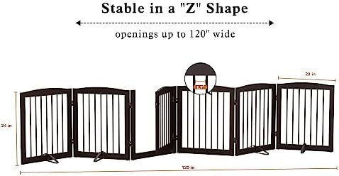PUPETPO Freestanding Pet Gates - Image 6