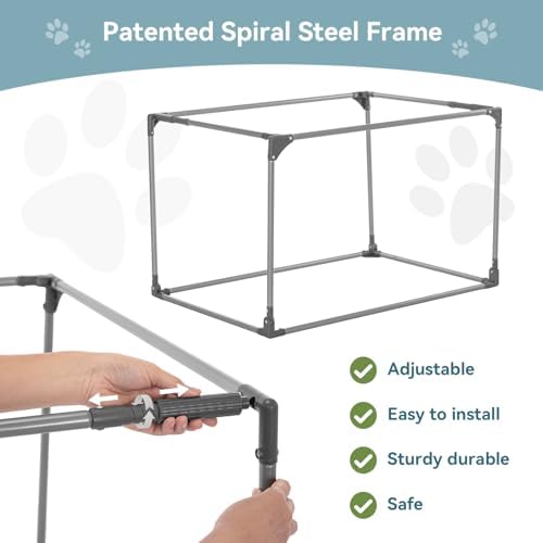 PETSFIT Portable Dog Crate for Medium Dogs, – 30" Soft Dog Travel Crates - Image 4