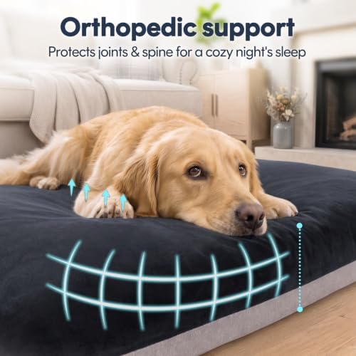 Magic Dog Super Soft Large Dog Bed, 39 Inches Orthopedic Foam Pet Beds - Image 2