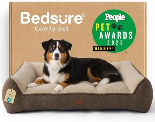 Bedsure SupportMax® Extra Thick Orthopedic XL Dog Bed by BEDSURE
