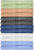 KAHAF COLLECTION 100% Cotton Wash Cloths, Lightweight, Extra Absorbent by KAHAF+COLLECTION
