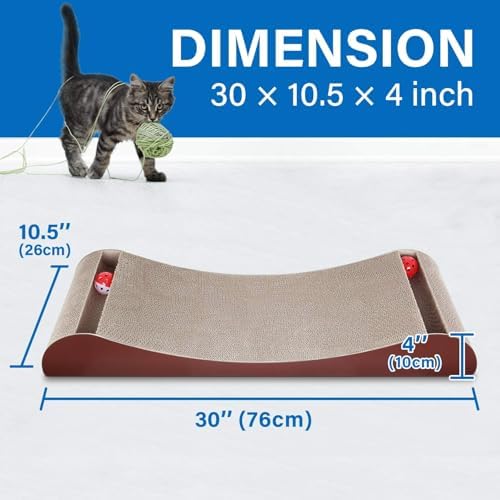 Simple Deluxe Cat Scratcher Cardboard Lounge Bed - Image 3