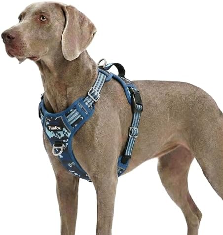 Funfox Dog Harness No Pull, Adjustable Pet Vest Harness, Super Soft Material by MyFUNFOX