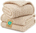 1 Pack 3 Calming Blankets Fluffy Premium Fleece Pet Blanket Soft Sherpa Throw by luciphia