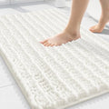 Smiry Bathroom Rugs 30X20, Extra Soft Rubber Backing Chenille Bath Mats by Smiry