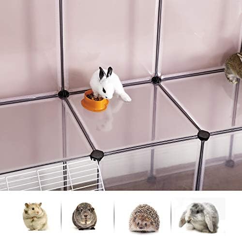 SONGMICS Guinea Pig Playpen, 2-Tier Small Animal Playpen - Image 4