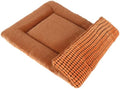 Reversible Dog Bed Mat with Plush and Corn Velvet, Soft Warm Pet Cushion by Vetasac
