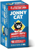 Jonny Cat Litter Box Liners Heavy Duty, Tear & Leak Resistant Large 15ct by JonnyCat