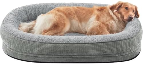 JOEJOY Orthopedic Dog Beds Large Sized Dog, XL Egg-Crate Memory Foam Pet Couch by JOEJOY