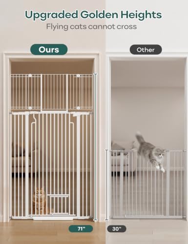 Ostutry 71in Extra Tall Pet Gate - Image 5