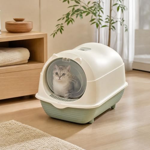 Large Enclosed Cat Litter Box by Lovskoo