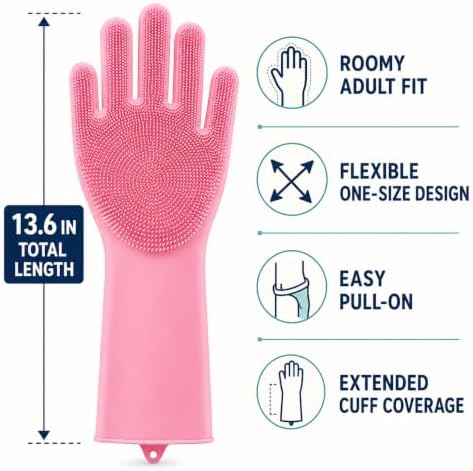 Silicone Dishwashing Gloves - Image 3
