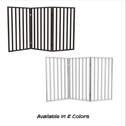 Pet Gate - 3-Panel Indoor Foldable Dog Fence - Image 6