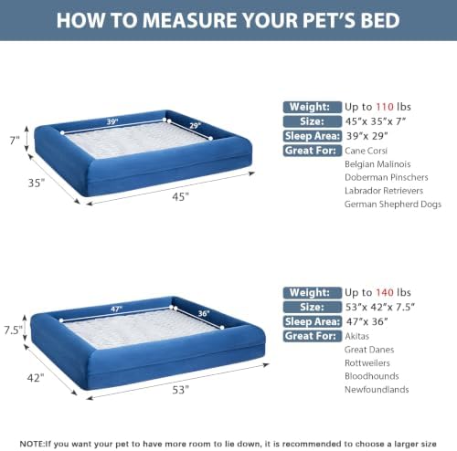 WNPETHOME XXL Extra Large Orthopedic - Image 5