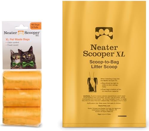 Neater Pets Neater Scooper XL Size Extra-Capacity Waste Bags, Refill Bags by NeaterPetBrands