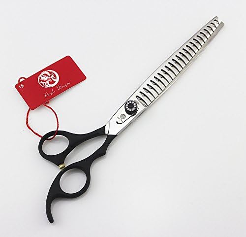 Purple Dragon 8.0 inch Professional Pet Grooming Scissors by PurpleDragon