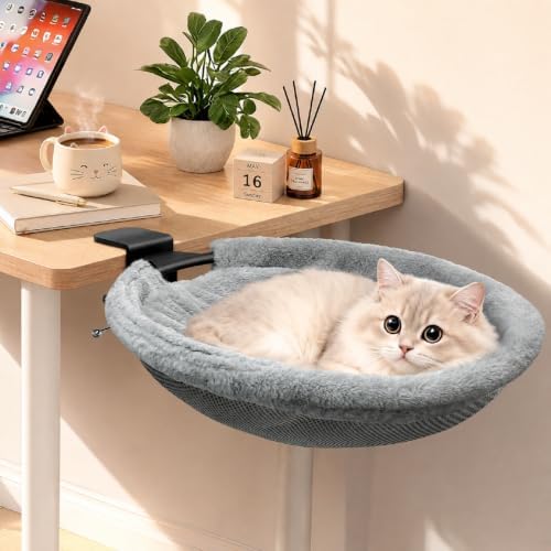 17.3" Extra Large Cat Desk Bed Cat Desk Hammock by Crazydeer